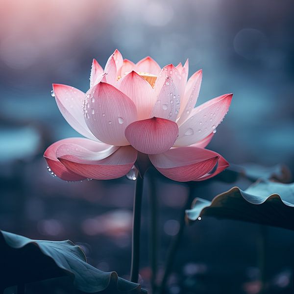Lotus bloem close up van TheXclusive Art