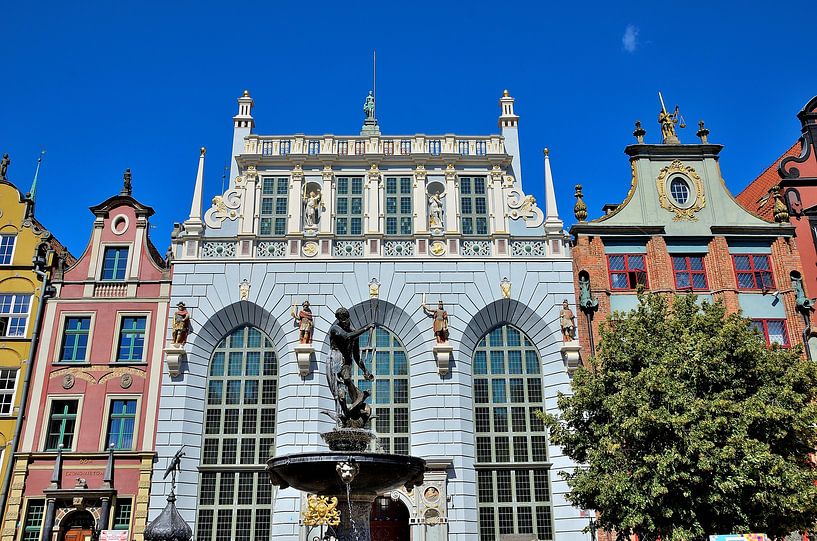 Neptunbrunnen in Gdańsk von Karel Frielink
