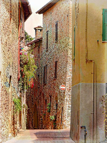 Via Rossini Paciano Umbrië van Dorothy Berry-Lound