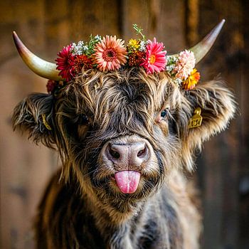 Joyful idyll: A smile from the heart