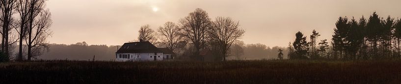 Mistlandschap Out Herlaer van jan van de ven