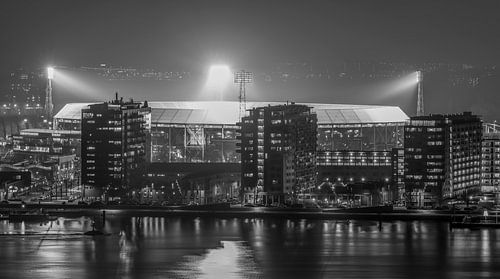 Feijenoord Stadion "De Kuip" Luchtfoto 2018 in Rotterdam