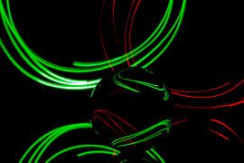 Lichtschilderen met de glazen bol