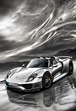 Porsche 918 spyder van kevin gorter