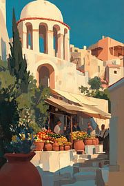 Greek terrace by Poster Art Shop
