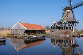 Houtzaagmolen 'de Rat' van Willem Laros | Reis- en landschapsfotografie