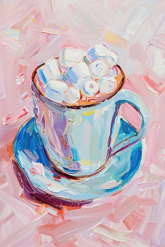 Blauwe Mok Kerstmis Gevoel