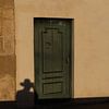 Shadow play in Arles, Provence, France by Jochem Oomen