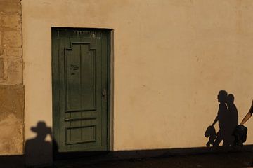 Shadow play in Arles, Provence, France by Jochem Oomen