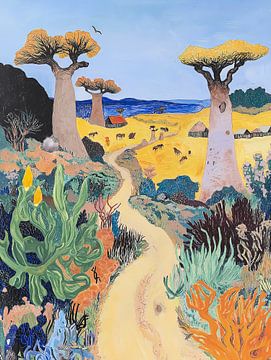 Baobab Silence by Artclaud