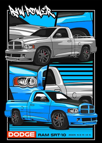 Dodge Ram SRT-10 Muscle Car by Adam Khabibi
