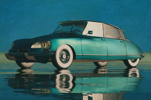 Een klassieke Citroen DS 23 Injectie Pallas uit 1972