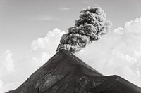 Ausbrechender Vulkan El Fuego