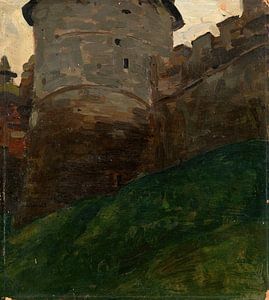 Nicholas Roerich - De Kremlintoren van Nizjni Novgorod (1903)