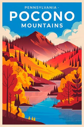 Pocono bergen, Pennsylvania