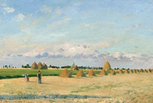 Camille Pissarro,Landschap, Ile-de-France