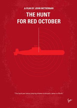 No198 My The Hunt for Red October minimal movie poster van Chungkong Art