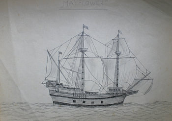 The legendary sailing ship, the Mayflower – a maritime childhood memory