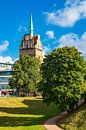 Blick auf das Kröpeliner Tor in Rostock van Rico Ködder thumbnail