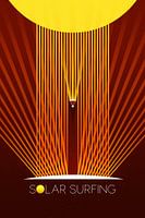 STK205520S-Space poster depicting solar surfing.