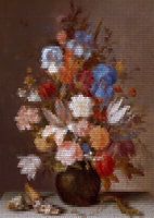 Pixel Art, Stilleben, Balthasar van der Ast