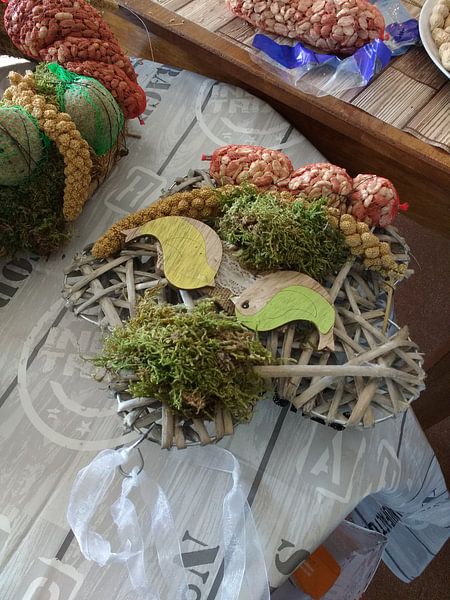 Voeder plank in de maak van Veluws