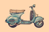 Die alte Vespa