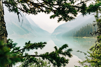 Un aperçu secret du lac Louise