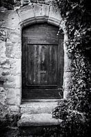 France | Old French door in Black and White | Travel photography