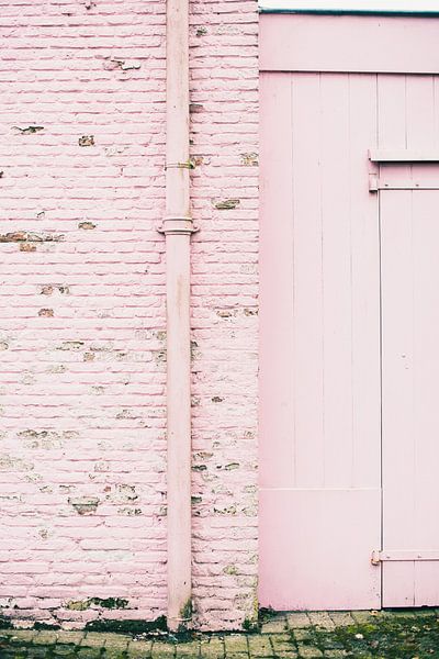 Land van Ooit - roze muur par Anki Wijnen