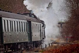 Abfahrt der Dampflokomotive 1040 der ZLSM von Rob Boon