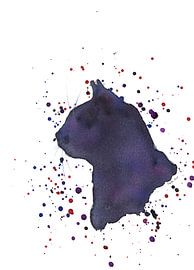 Cat Silhouette by Karen Kaspar