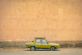 An old Renault 12 in Guelmim, Morocco by Ron van der Stappen