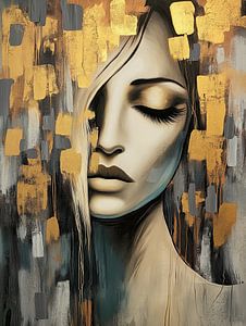 Vrouw abstract