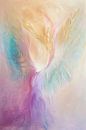 Hemels silhouet in pastelkleuren van artefacti thumbnail