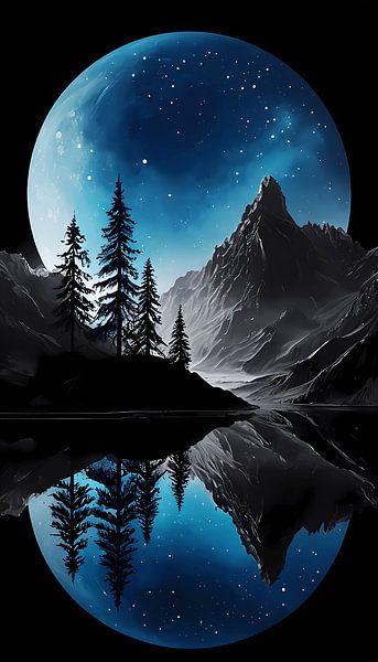 Majesté au clair de lune par Artistic