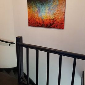 Customer photo: In Nature in bright colors by Ina Hölzel, on canvas