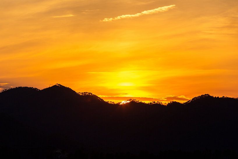 Coucher de soleil sur le parc national des Cinque Terre par HoltJohn