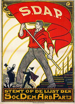 Poster voor SDAP, 1919