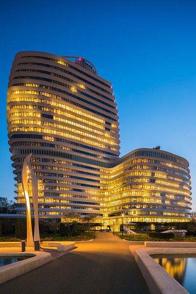 DUO gebouw, Groningen, Nederland van Henk Meijer Photography