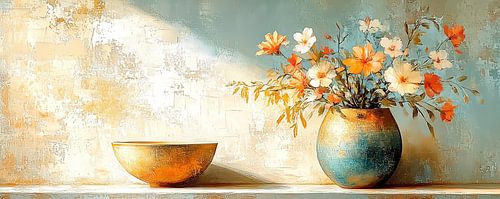 Bloemen Vaas | Golden Bowl Glow