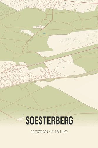 Alte Karte von Soesterberg (Utrecht)