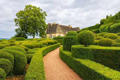 The romantic gardens of Marqueyssac, France