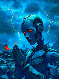 The End of Humanity - A Vision of AI's Final Triumph by The Art of Mark Fischer