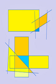 Suprematistische composities van Dietmar Meinhardt