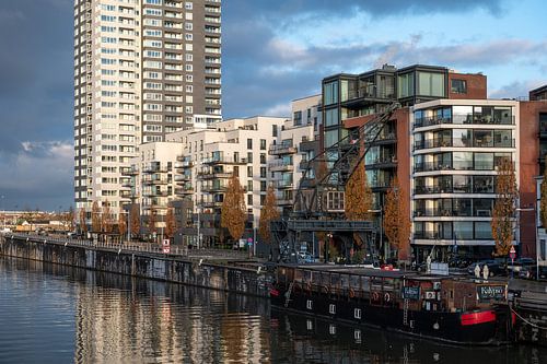 Canal reflections with Heidelberg Materials plant and Tour & Tax