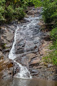 Wasserfall auf der Seychelleninsel Mahé