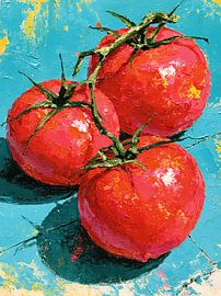 Des tomates au soleil sur Franka Poulain