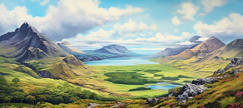 Scotland Views by Abstract Painting