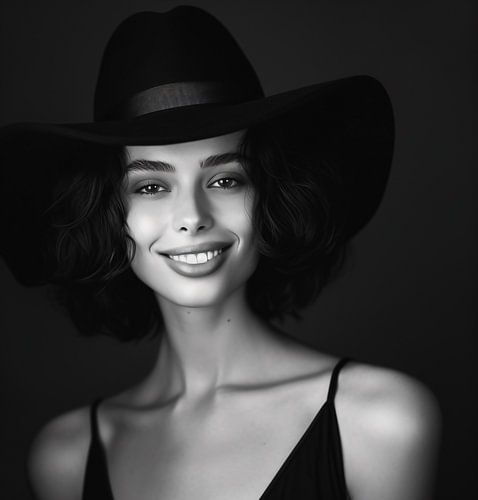 Cheerful atmosphere in portrait